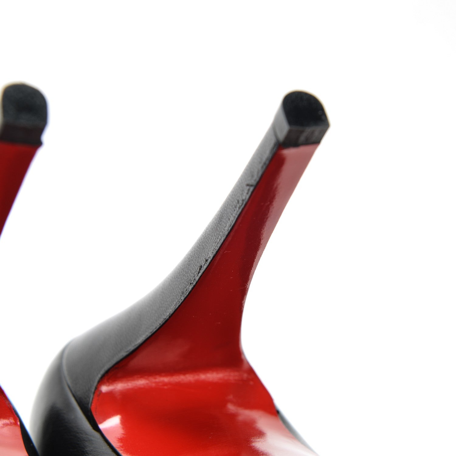 Christian Louboutin Kid Very Prive 120 Pumps 37.5 Black Red 9 of 10