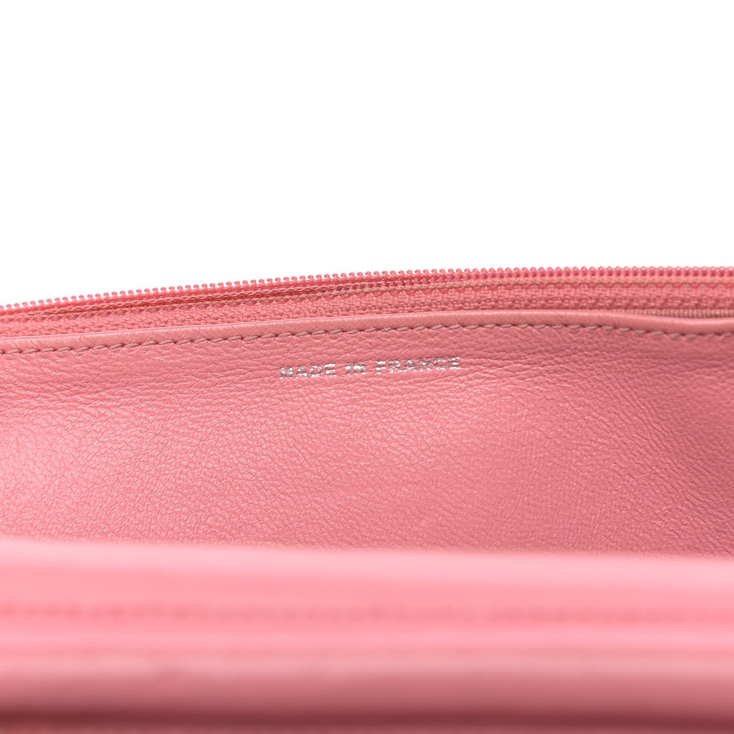 Chanel Lambskin Quilted Wallet On Chain WOC Pink 7 of 15