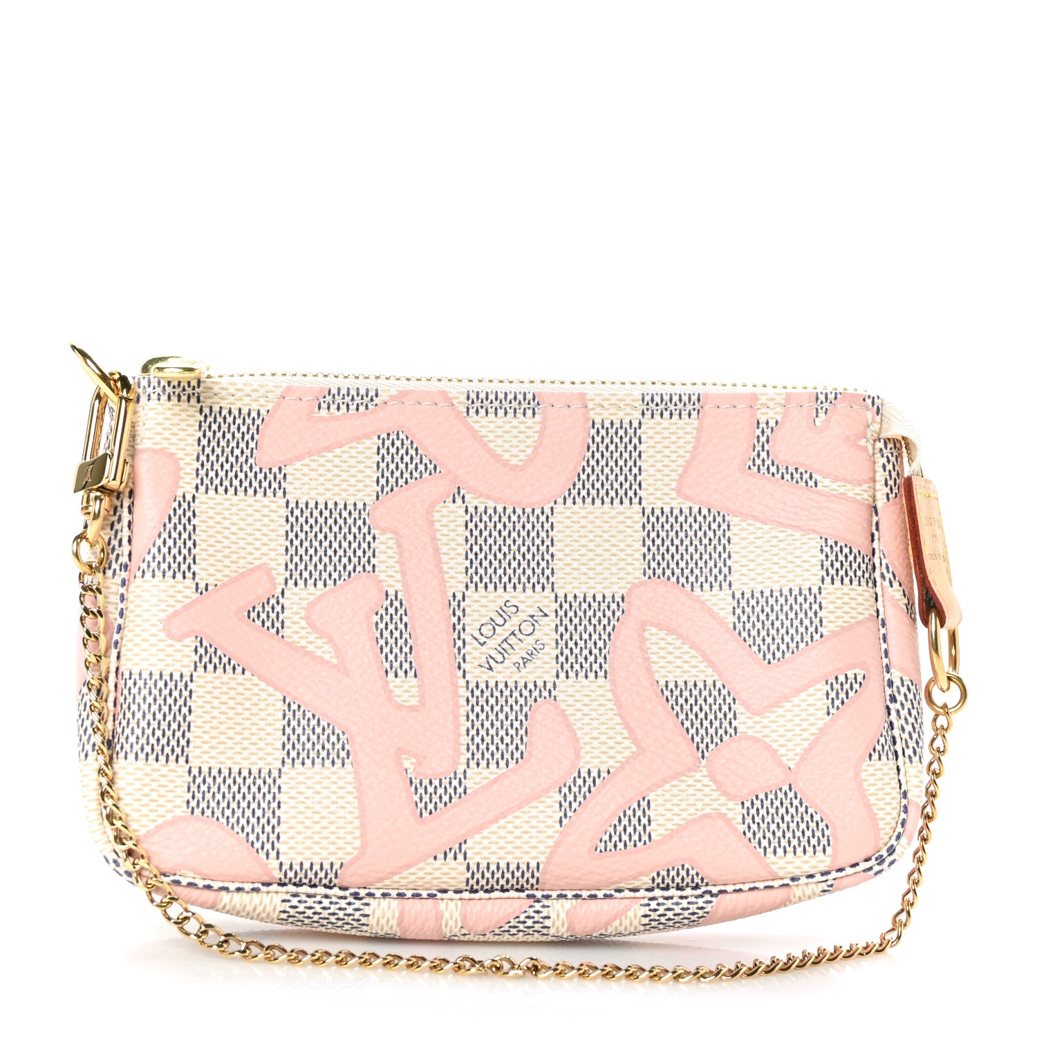 Louis Vuitton Damier Azur Tahitienne Mini Pochette Accessories 1 of 9