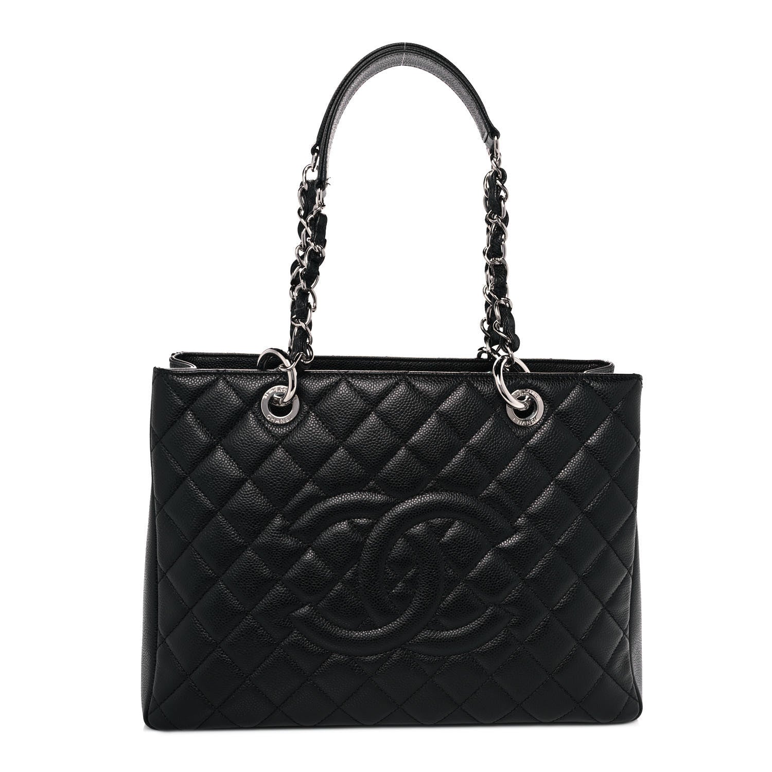 Chanel Caviar Quilted Grand Shopping Tote GST Black 1 of 11