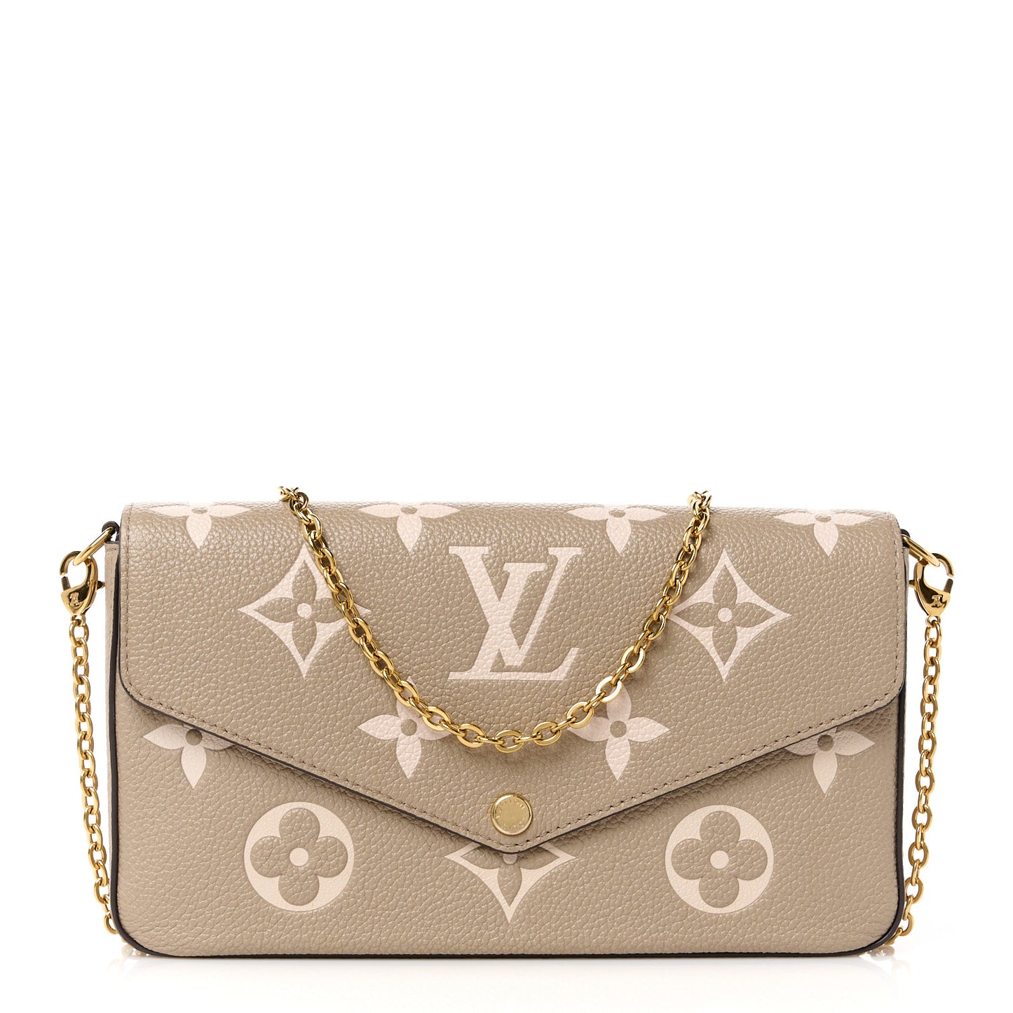 Empreinte Monogram Giant Felicie Pochette Tourterelle Creme