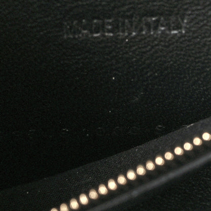 Balenciaga Shiny Calfskin Crocodile Embossed Small Hourglass Top Handle Bag Black 8 of 10