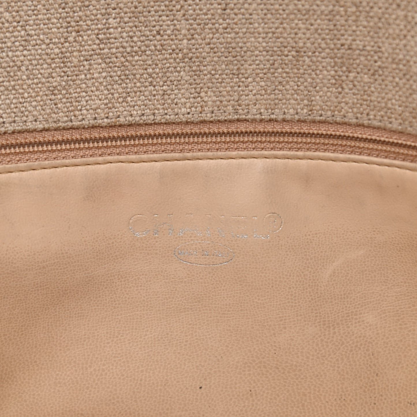 Linen CC Tote Beige