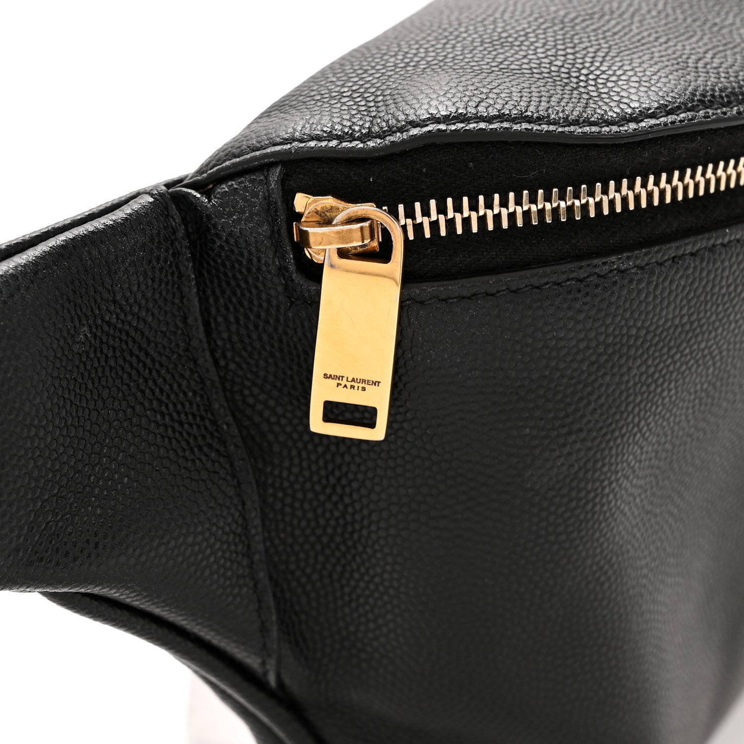 Saint Laurent Grain De Poudre Monogram Belt Bag Black 14 of 15
