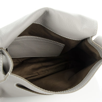 Chloe Calfskin Medium Marcie Round Crossbody Bag Cashmere Grey 5 of 10