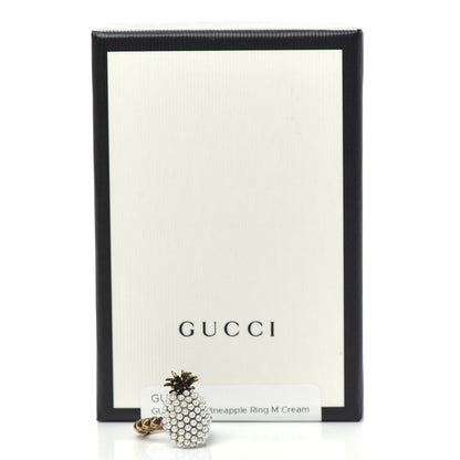 Gucci Pearl Pineapple Ring M Cream 6 of 6