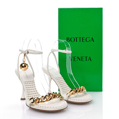 Bottega Veneta Lambskin Dot 90mm Sandals 37 String 10 of 10
