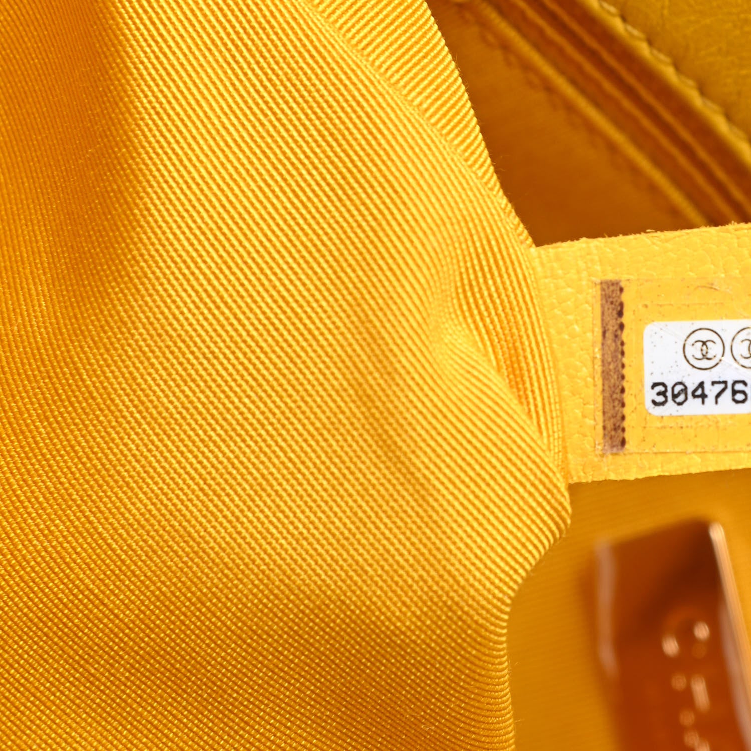 Chanel Lambskin Quilted Medium Chanel 19 Flap Yellow 7 of 12