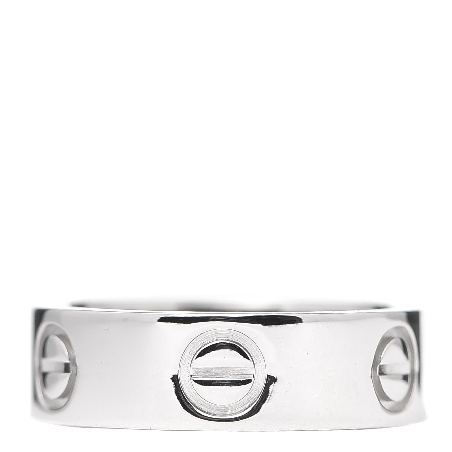Cartier Platinum 5.5mm LOVE Ring 49 4.75 3 of 4