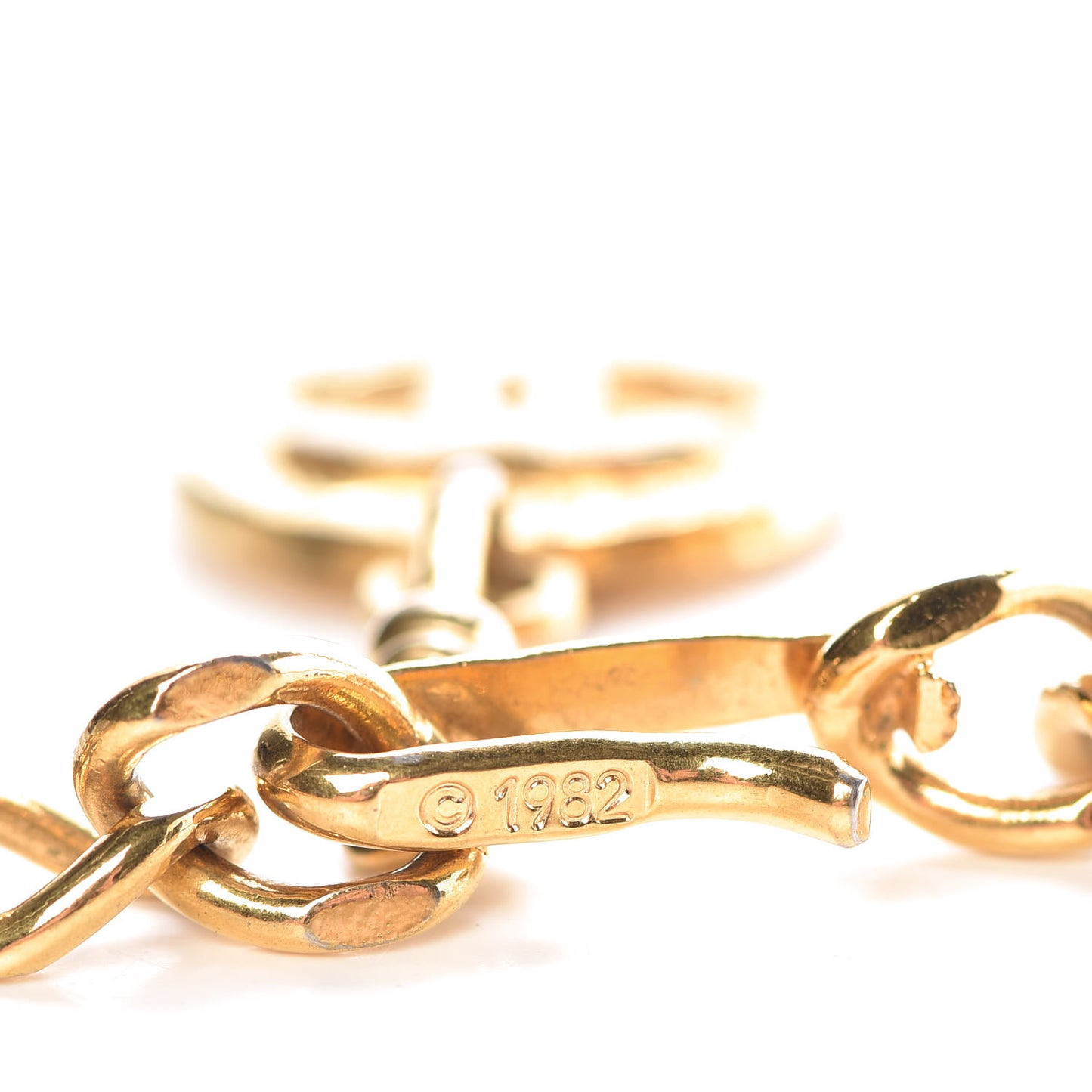 Chain Medallion Belt Gold