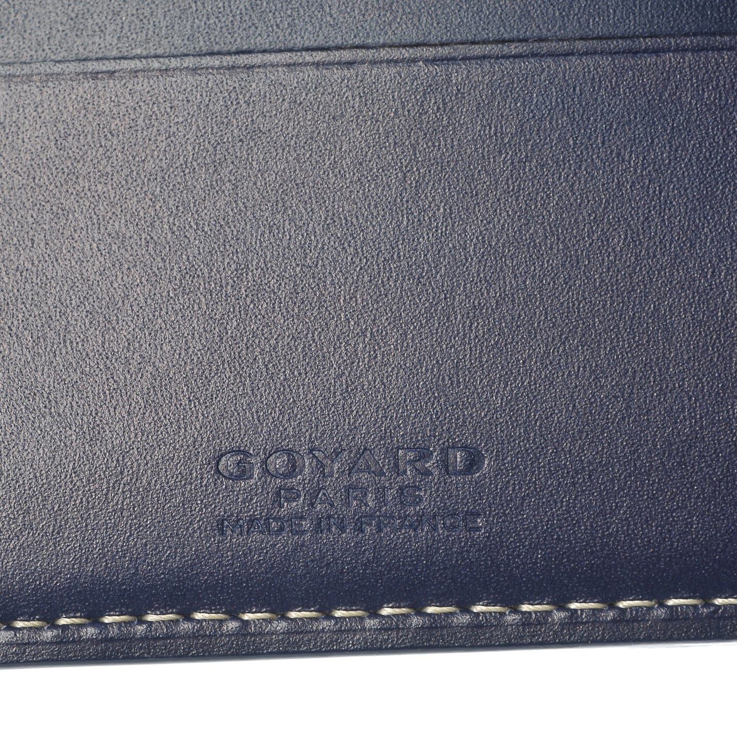 Goyardine Bifold Victoire PM Wallet Navy