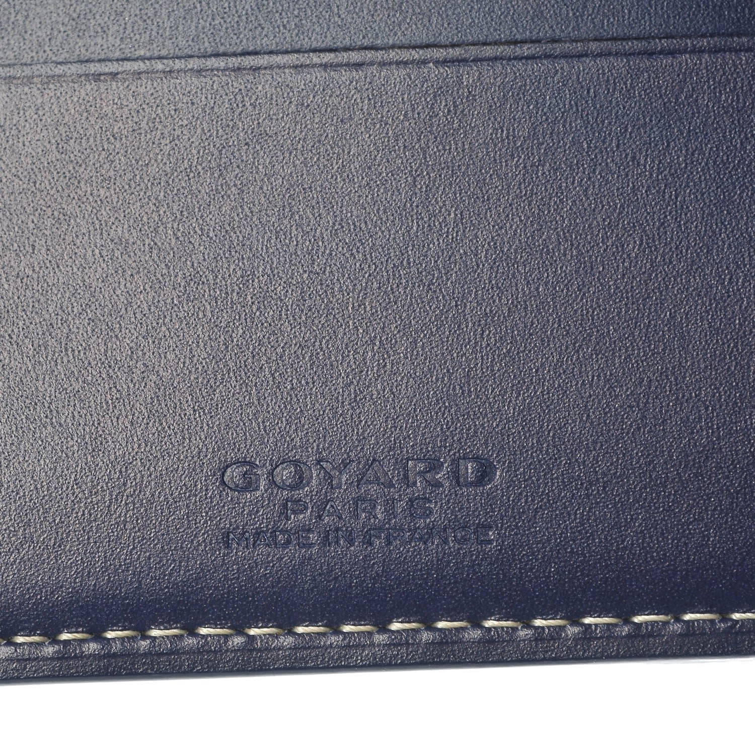 Goyard Goyardine Bifold Victoire PM Wallet Navy 6 of 8