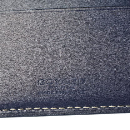 Goyard Goyardine Bifold Victoire PM Wallet Navy 6 of 8