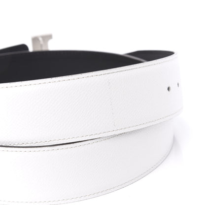 Hermes Chamonix Epsom 42mm Constance Belt 90 Black White 7 of 7