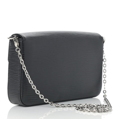 Louis Vuitton Epi Pochette Felicie Black 3 of 9