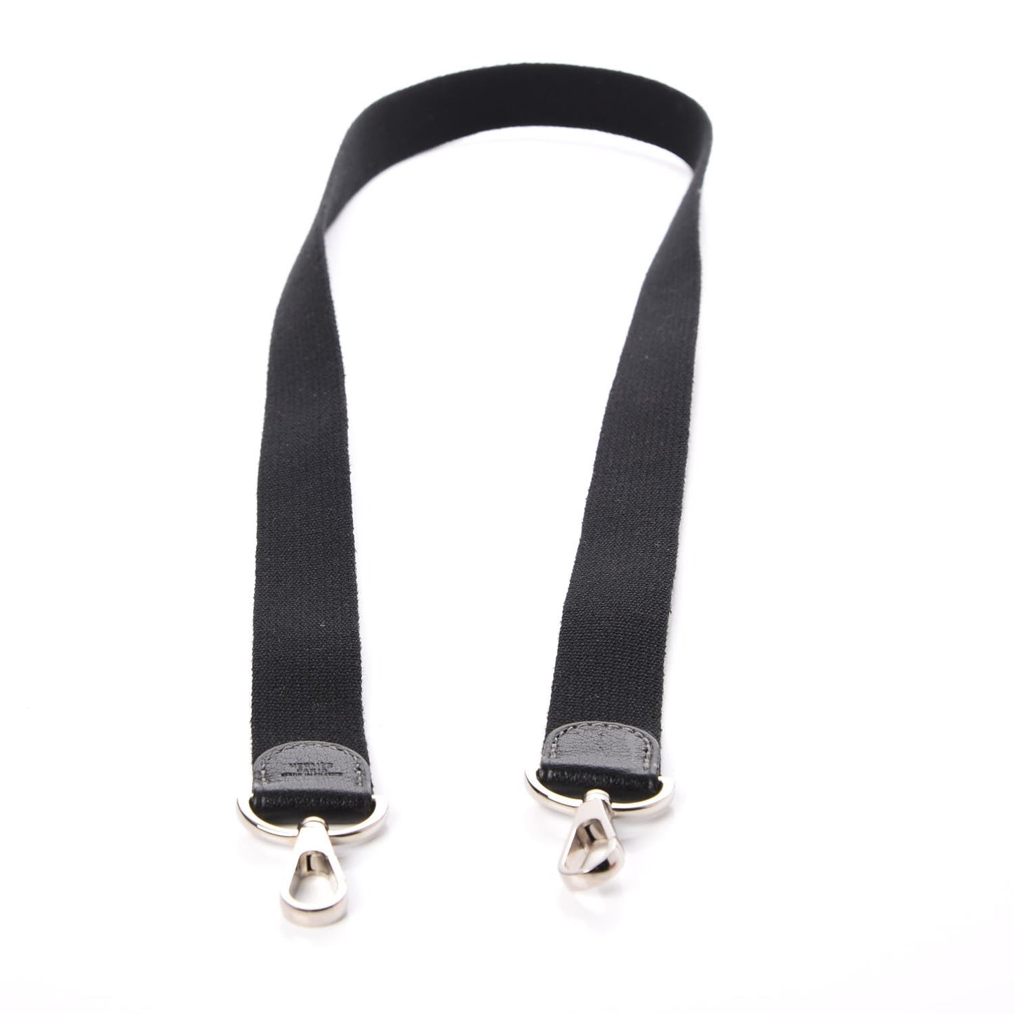 Toile Taurillon Clemence Shoulder Strap Black
