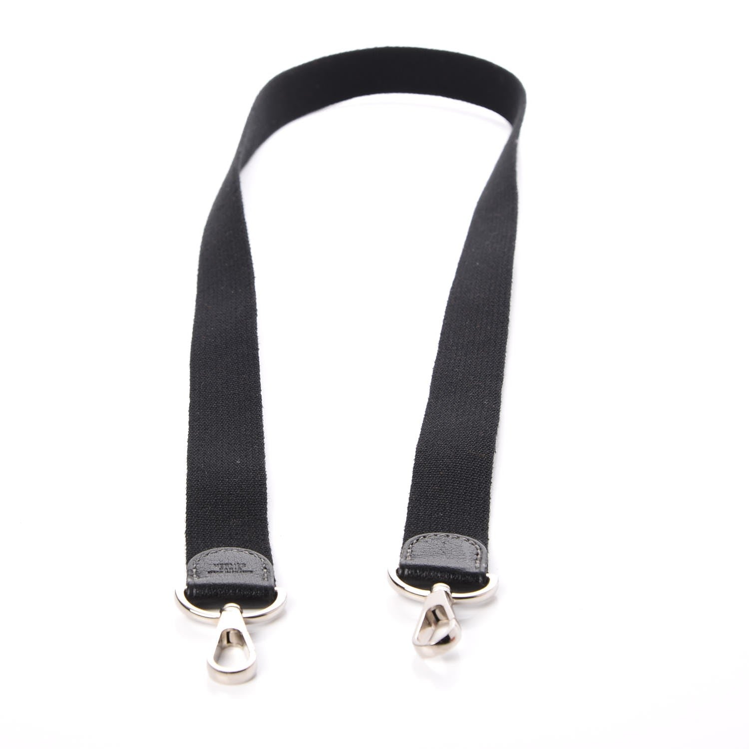 Hermes Toile Taurillon Clemence Shoulder Strap Black 4 of 5