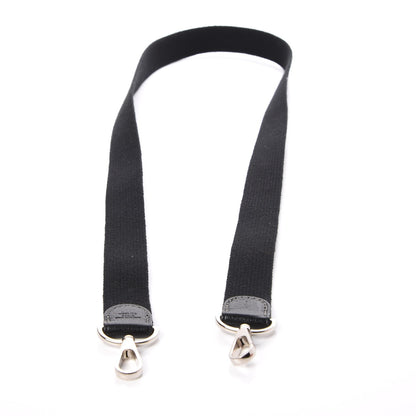 Hermes Toile Taurillon Clemence Shoulder Strap Black 4 of 5