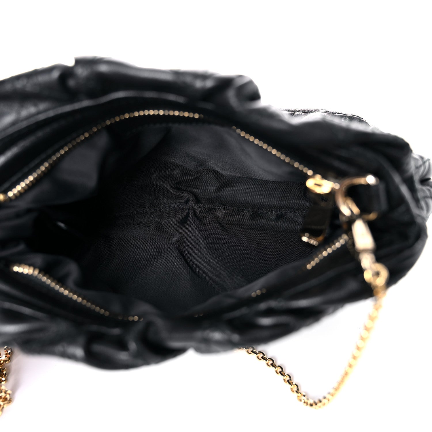 Christian Dior Lambskin Cannage Dior Soft Shoulder Bag Black 5 of 16