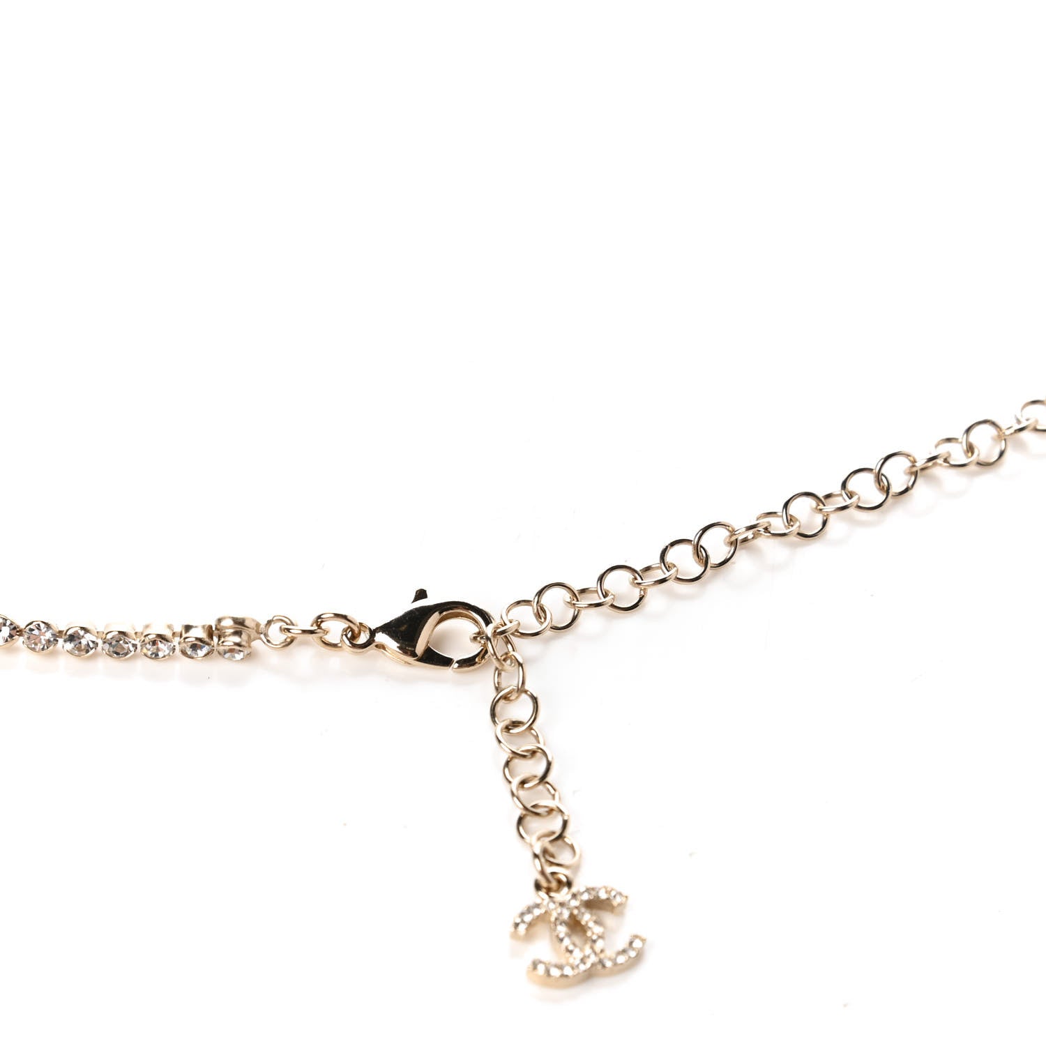 Chanel Crystal CC Chain Belt Gold 3 of 6