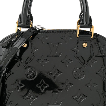 Louis Vuitton Vernis Alma BB Noir Magnetique 8 of 11