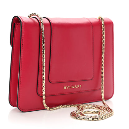 Bulgari Calfskin Serpenti Forever Crossbody Bag Red 3 of 11