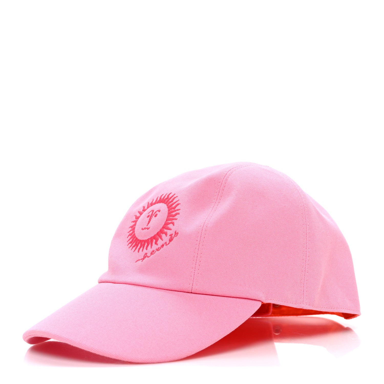 Hermes Cotton Davis Sunshine Hat 58 Rose 1 of 8