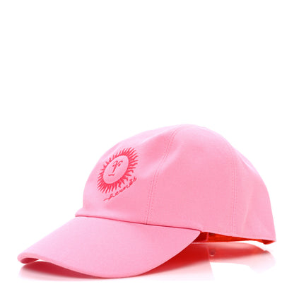 Hermes Cotton Davis Sunshine Hat 58 Rose 1 of 8
