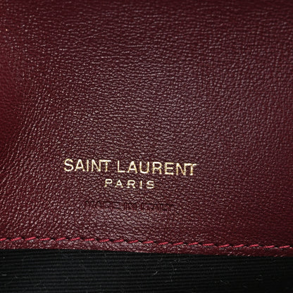 Saint Laurent Patent Monogram Phone Holder Crossbody Chataigne 5 of 9