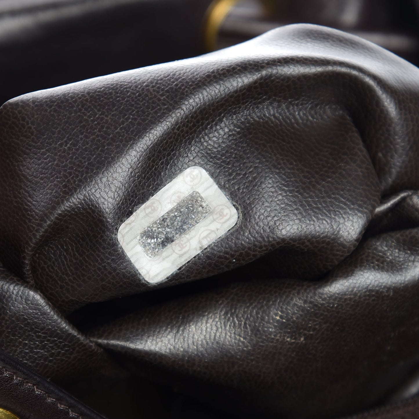 Wool Quilted Backpack Brown