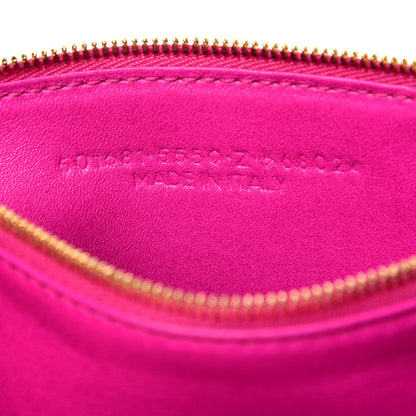 Balenciaga Nylon Jacquard Diagonal Logo S BB Round Shoulder Bag Rose Magenta 7 of 9