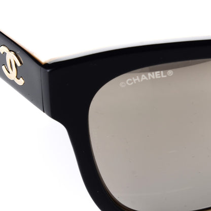 Chanel Acetate Mirrored Runway Square Sunglasses 5380 Black 7 of 8