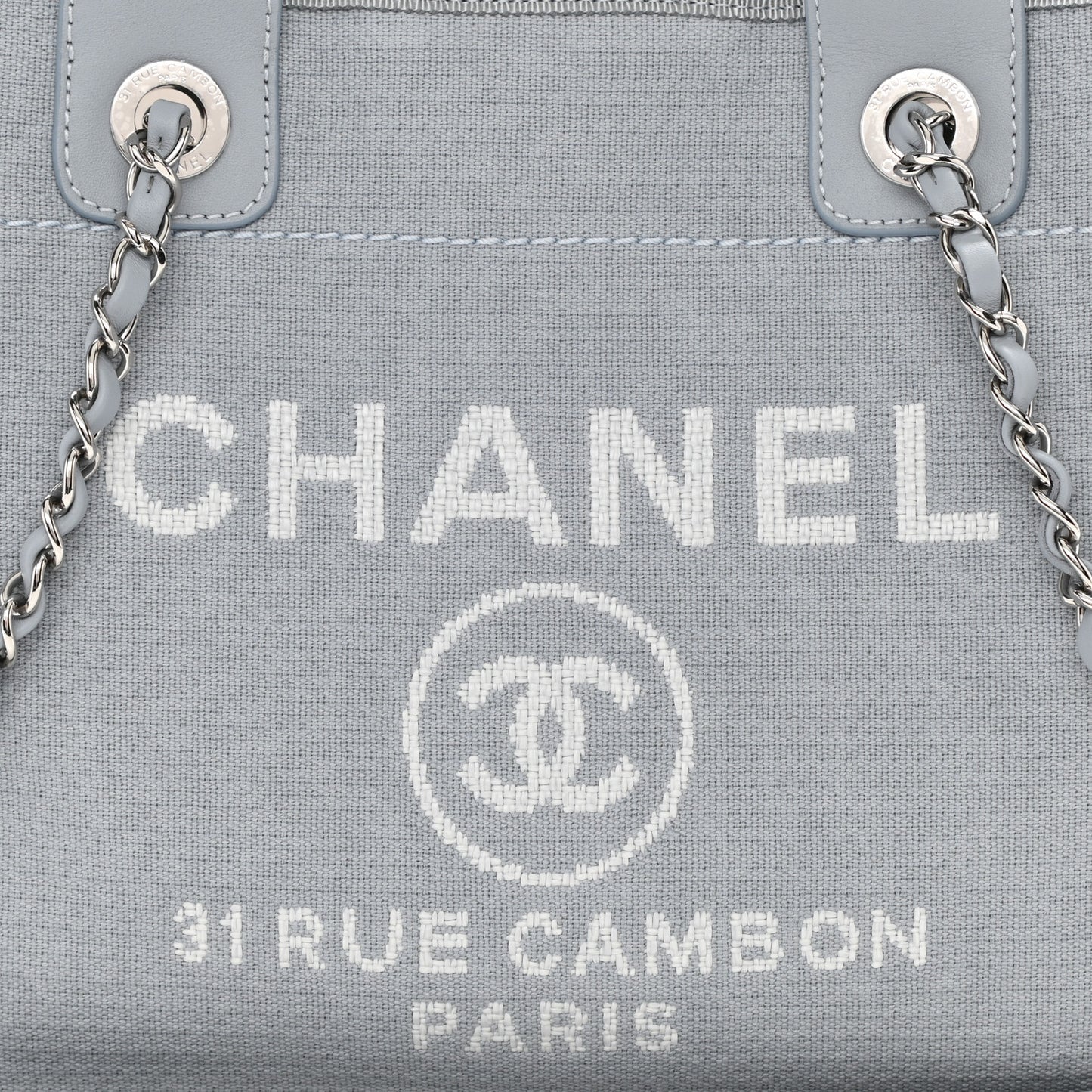 Mixed Fibers Small Deauville Tote Light Blue