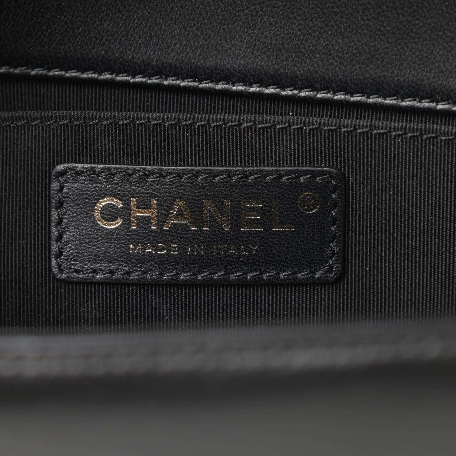 Chanel Lambskin Quilted Medium Boy Flap Black 6 of 13