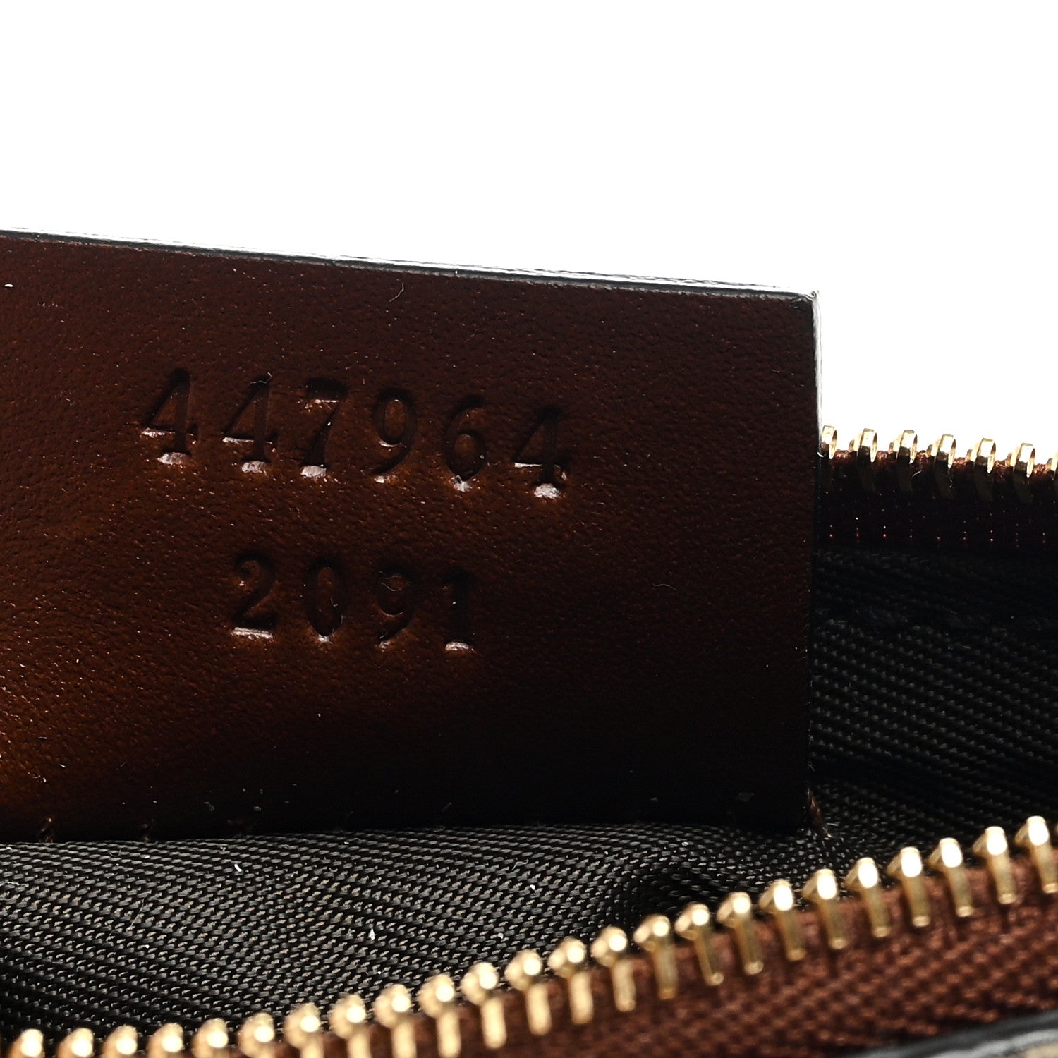 Gucci GG Supreme Monogram Key Case Beige Ebony Cuir 7 of 7