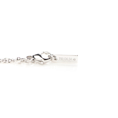 Messika 18K White Gold Diamond Gatsby Horizontal Bar Necklace 4 of 5
