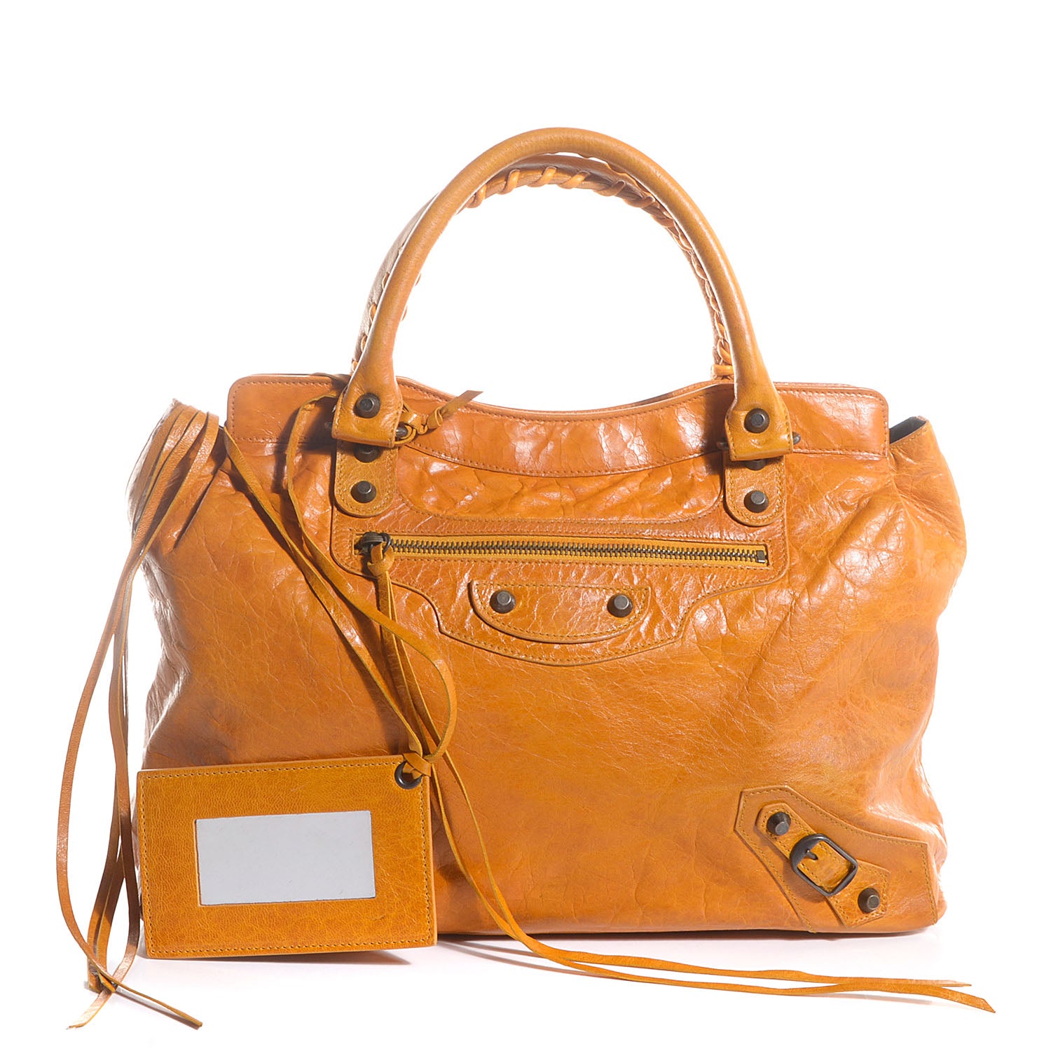 Balenciaga Chevre Classic Hardware Step Bag Marigold 11 of 11