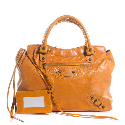 Balenciaga Chevre Classic Hardware Step Bag Marigold 11 of 11