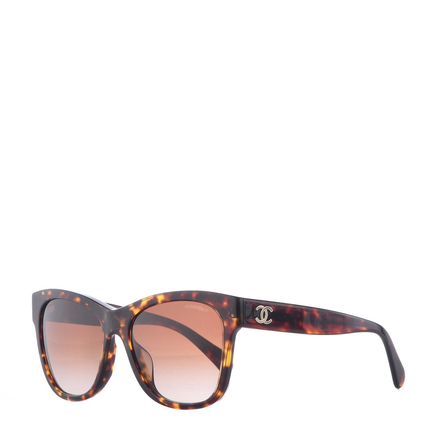 Chanel Acetate Runway Square Sunglasses 5380-A Dark Tortoise 1 of 7