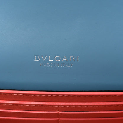 Bulgari Calfskin Serpenti Forever Crossbody Bag Blue 6 of 9