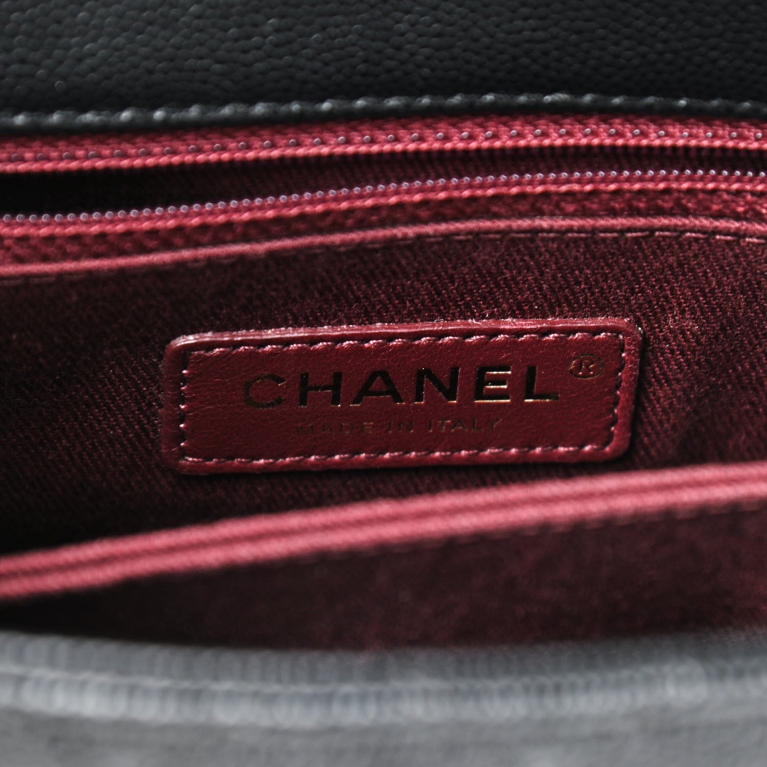 Chanel Caviar Quilted Mini Coco Handle Flap Black 8 of 9