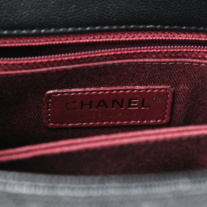 Chanel Caviar Quilted Mini Coco Handle Flap Black 8 of 9