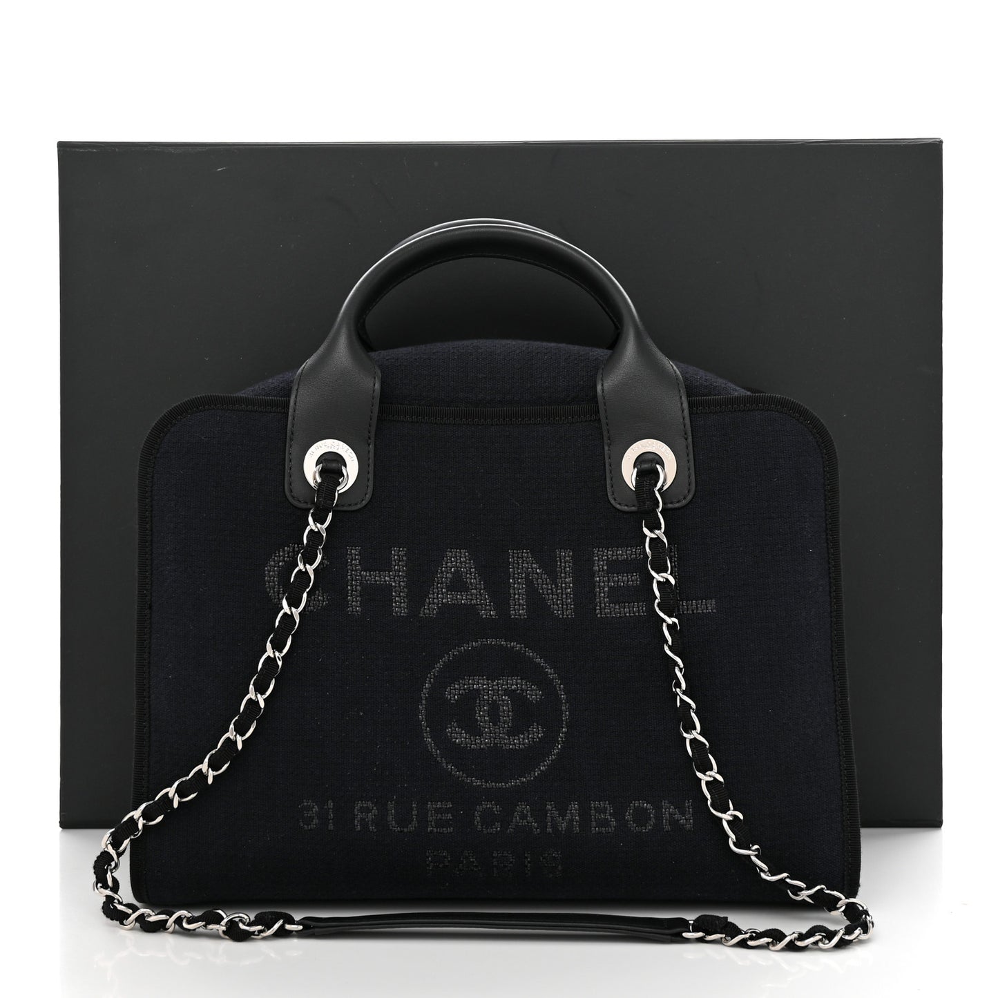 Denim Deauville Bowling Bag Dark Blue