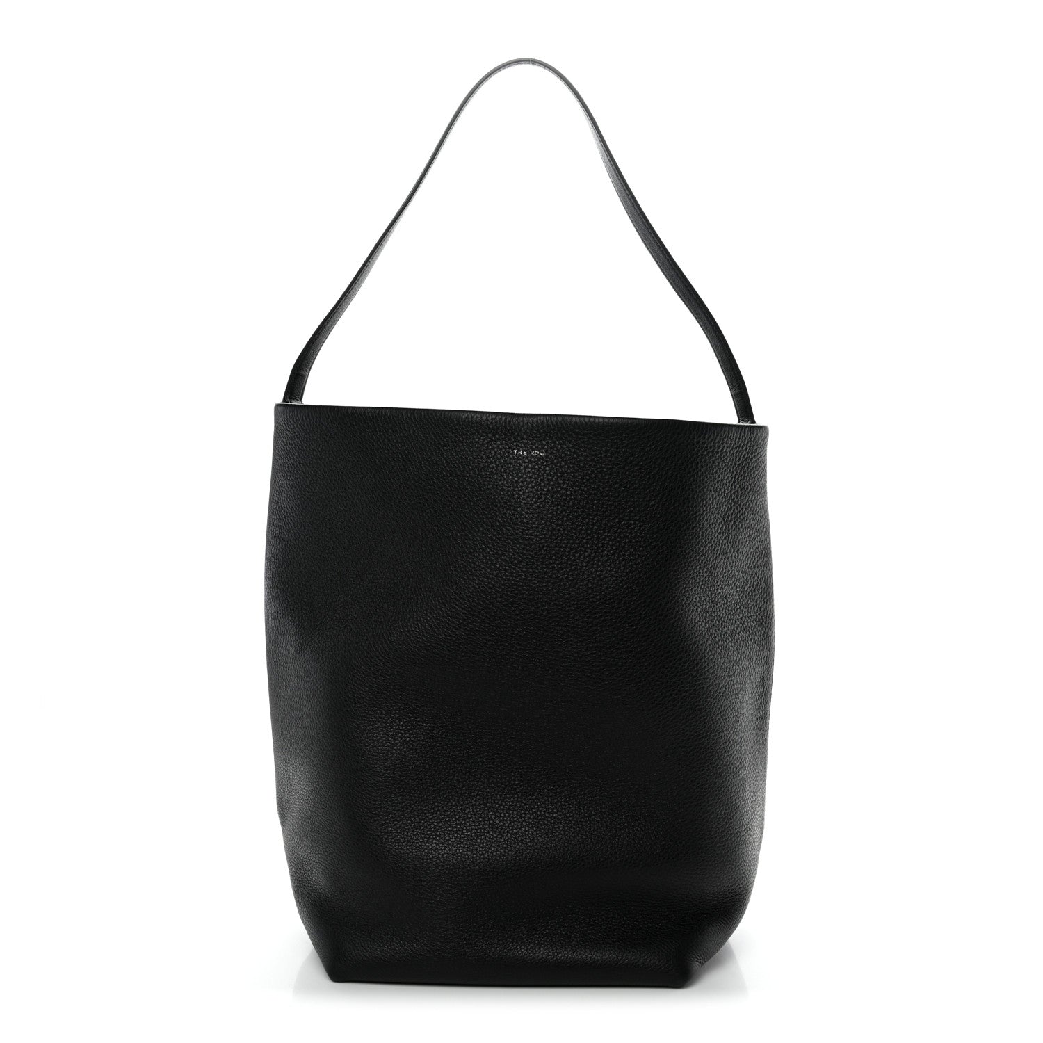 The Row Grained Calfskin Large N/S Park Tote Black 1 of 12