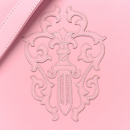 Chrome Hearts Lambskin Dagger Crossbody Baby Pink 7 of 9