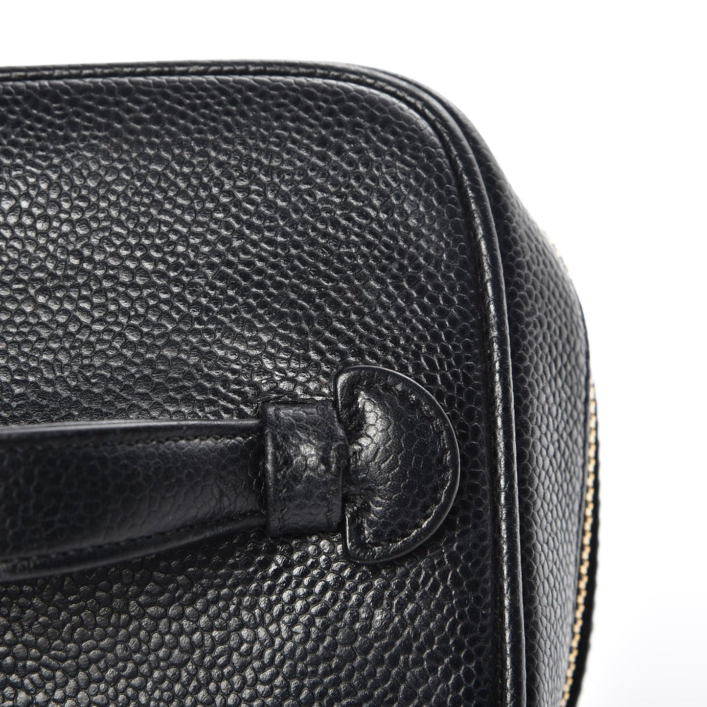 Caviar Cosmetic Vanity Bag Black