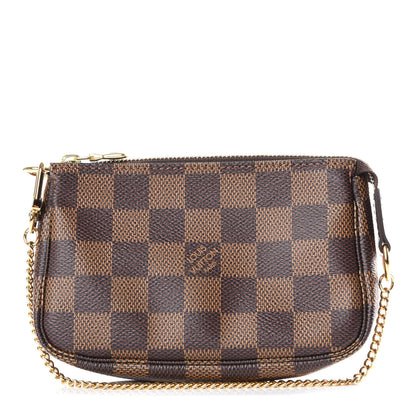 Louis Vuitton Damier Ebene Mini Pochette Accessories 1 of 9
