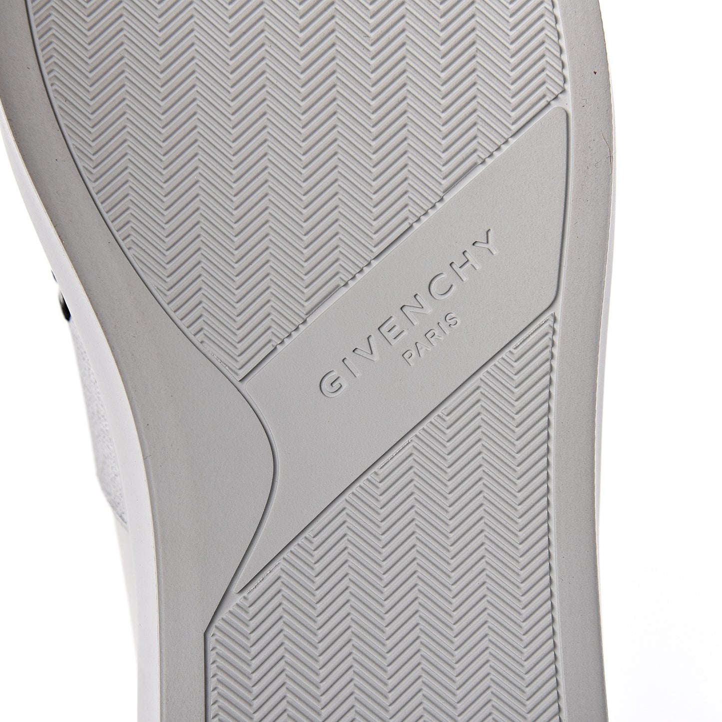 Calfskin Band Logo Womens Urban Street Sneakers 38 Argent
