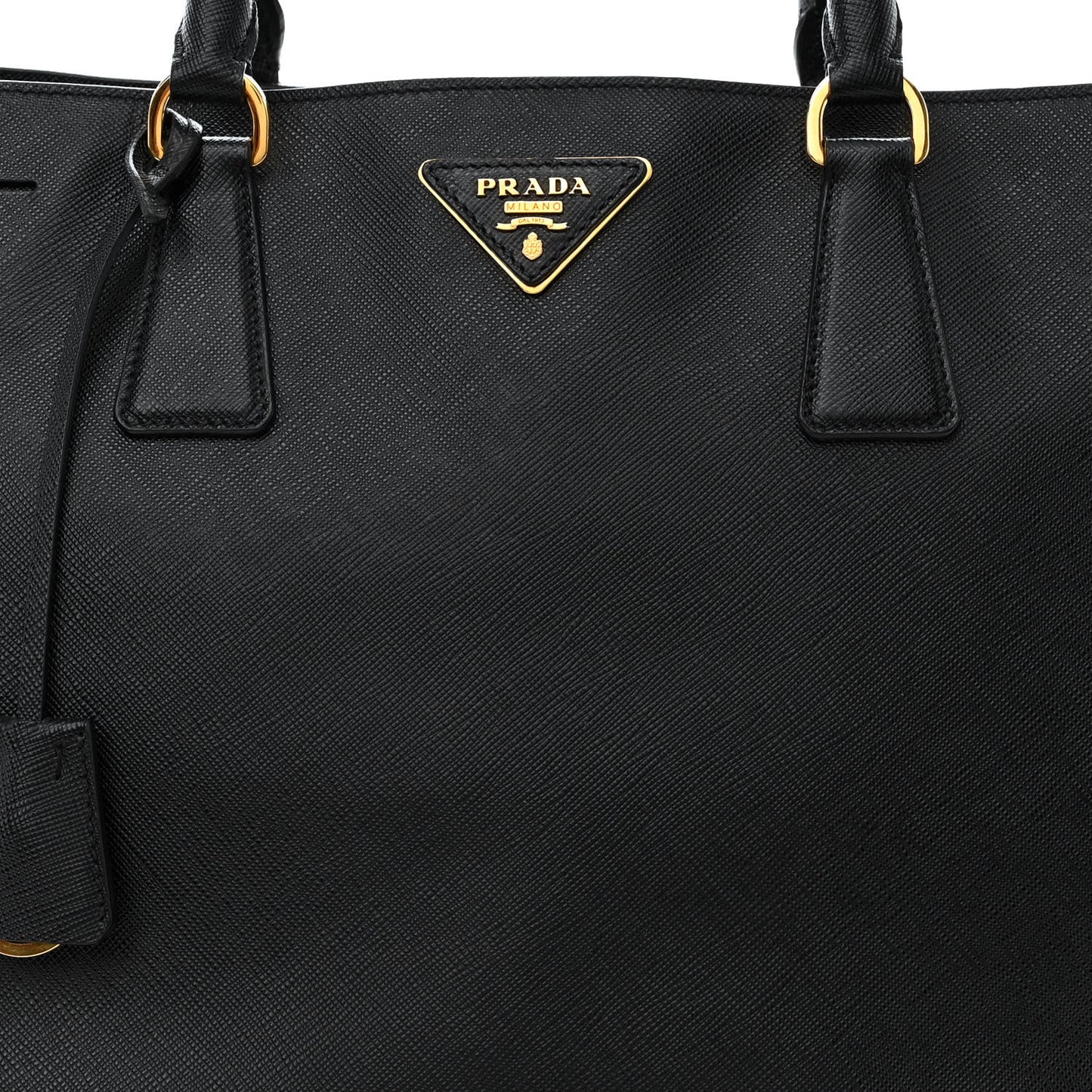 Saffiano Lux Large Tote Black