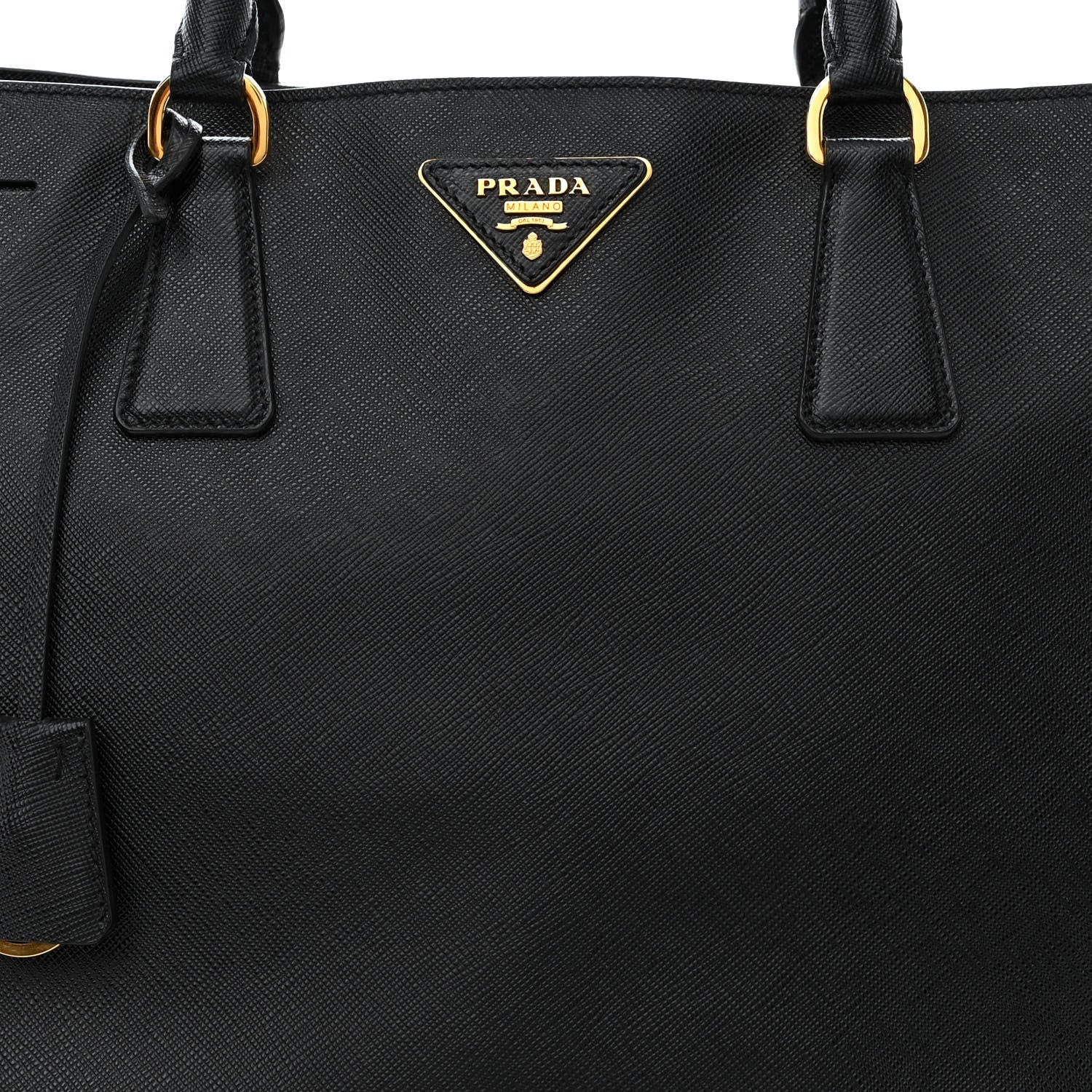 Prada Saffiano Lux Large Tote Black 8 of 10